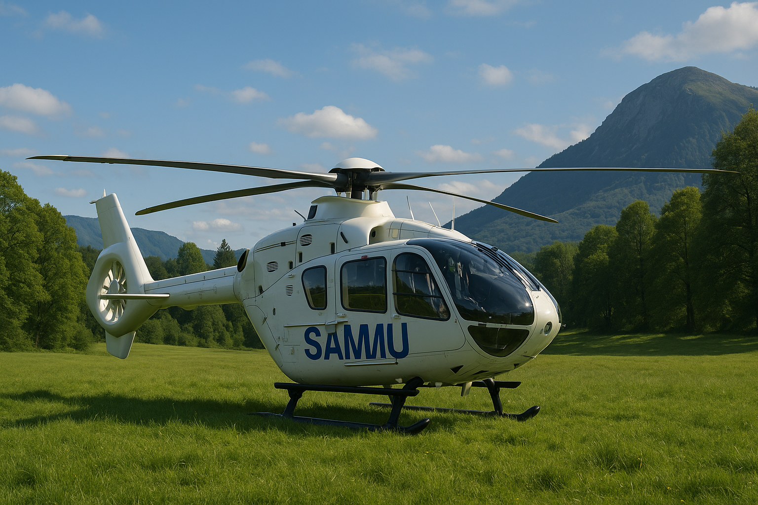 hélicoptère samu